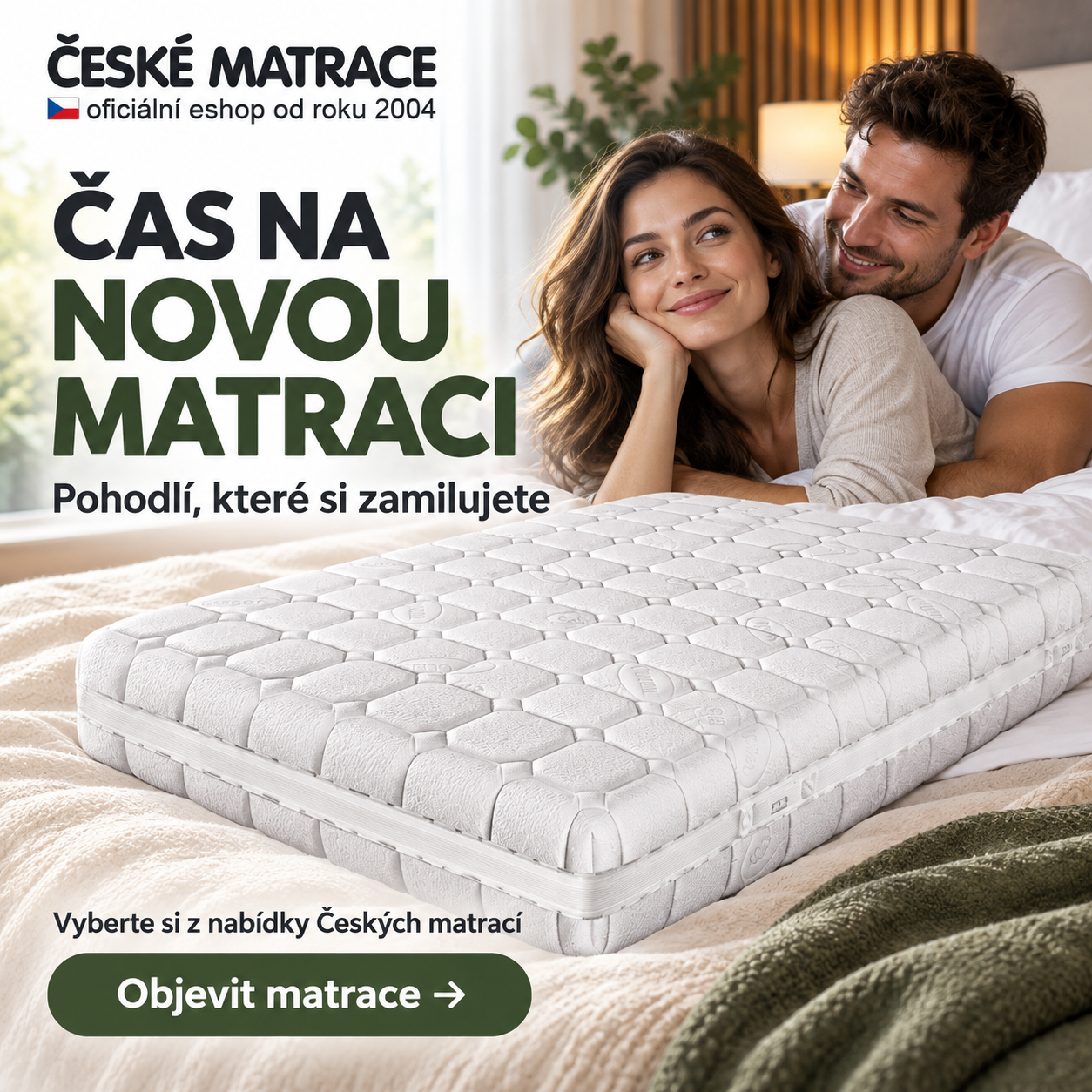 Čas na novou matraci: objevte nabídku Českých matrací