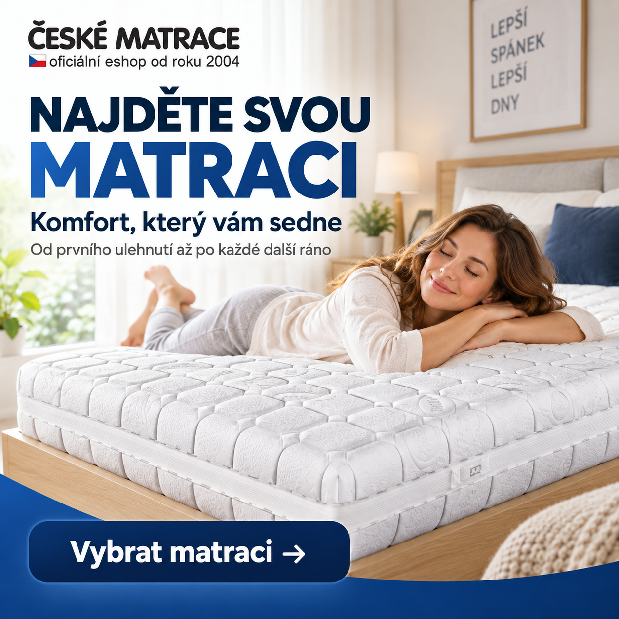 Najděte svou matraci: komfort pro každou noc