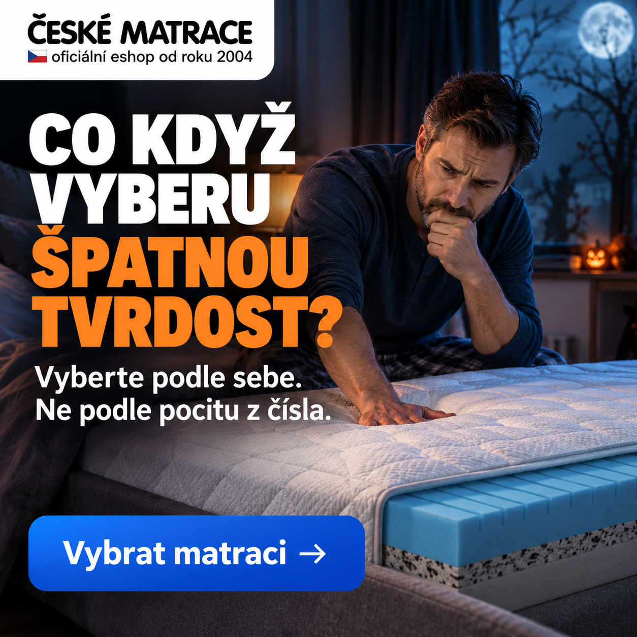 Výběr správné tvrdosti matrace