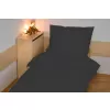 Brotex Prodloužené povlečení bavlna UNI antracitové 140 x 220 Zipový uzávěr