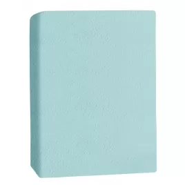 Brotex Prostěradlo mikroflanel modré 180 x 200 dvojlůžko Modrá