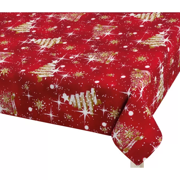 Brotex Vánoční ubrus stromek zlatý 120 x 140