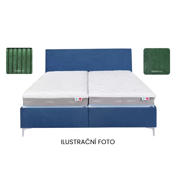 Tropico Postel MERKUR/Plain 105 (očalouněná zadní strana čela)/POSSO14;KRONOS14/nohy Anchor 13