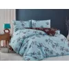Brotex Prodloužené povlečení bavlna Liana blue 140 x 220 Zipový uzávěr