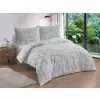 Brotex Prodloužené flanelové povlečení Verona natur 140 x 220 Zipový uzávěr