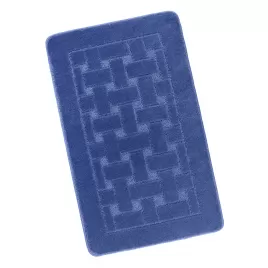 Brotex Koupelnová předložka Obdélníky modré Modrá