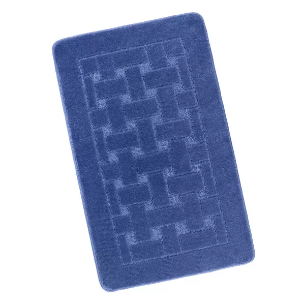 Brotex Koupelnová předložka Obdélníky modré Modrá