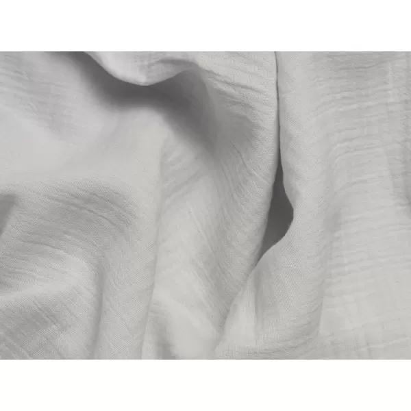 Brotex Francouzské mušelínové povlečení světle šedé 200 x 200 Zipový uzávěr