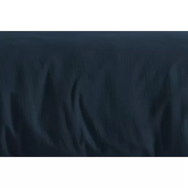 Brotex Mušelínové povlečení do dětské postýlky tmavě modré Zipový uzávěr