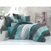 Brotex Prodloužené povlečení bavlna Sorento green 140 x 220 Zipový uzávěr