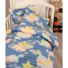 Brotex Bavlněný povlak na polštář s dětským motivem obloha modrá 40 x 40 Zipový uzávěr