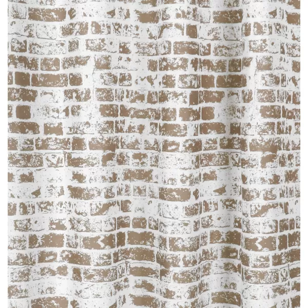 Brotex Koupelnový závěs Zeď hnědá Hnědá