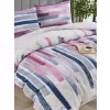 Brotex Prodloužené flanelové povlečení Mina pink 140 x 220 Zipový uzávěr