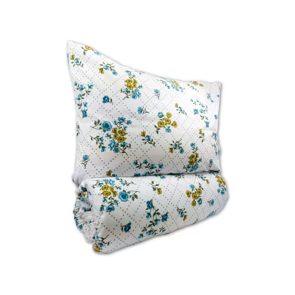 Brotex Flanelové povlečení Olivie blue 140 x 200 Zipový uzávěr