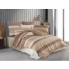 Brotex Povlečení francouzské krep Orin beige 240 x 220 Zipový uzávěr
