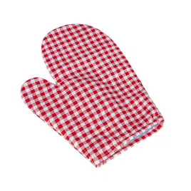 Brotex Kuchyňská chňapka kostička červená Červená