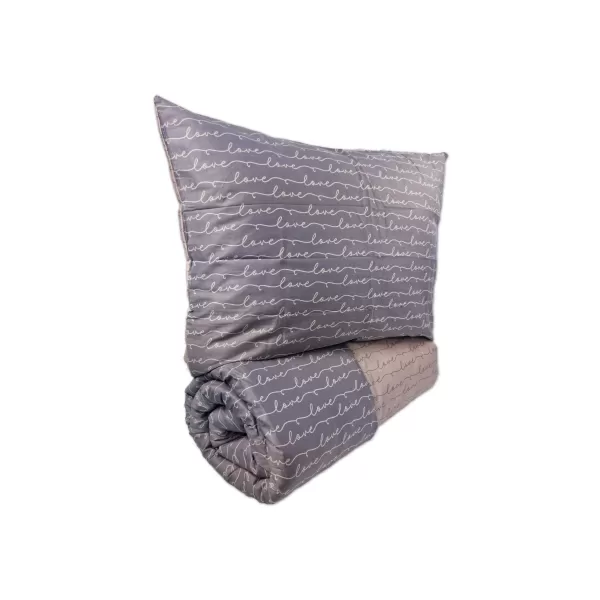 Brotex Povlečení Satén Love 140 x 200 Zipový uzávěr
