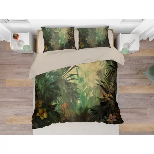 Brotex Moderní 3D povlečení Jungle 140 x 200 Zipový uzávěr