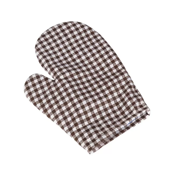 Brotex Kuchyňská chňapka kostička hnědá Hnědá