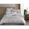 Brotex Prodloužené povlečení bavlna Lionela grey 140 x 220 Zipový uzávěr