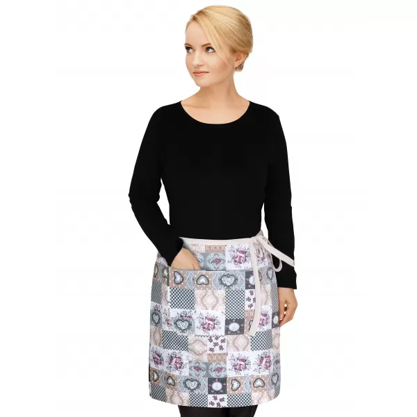 Brotex Kuchyňská zástěra do pasu patchwork love