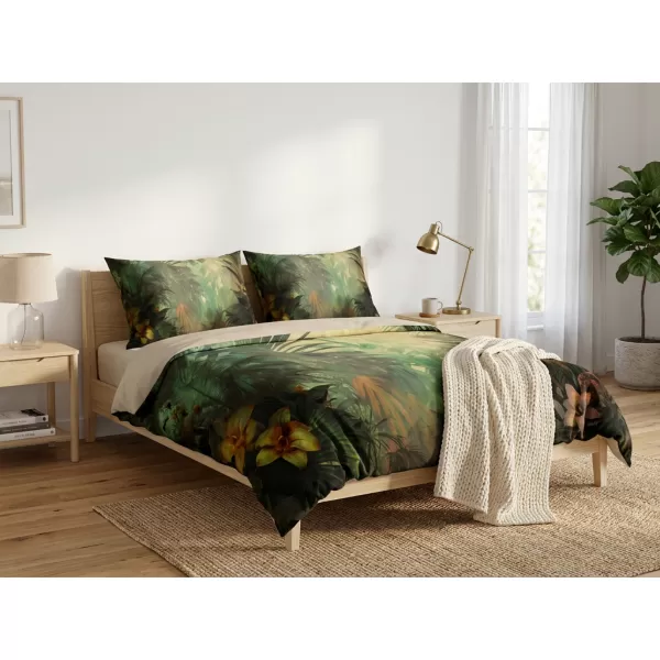 Brotex Moderní 3D povlečení Jungle 140 x 200 Zipový uzávěr