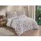 Brotex Flanelové francouzské povlečení Rosario red 200 x 200 Zipový uzávěr