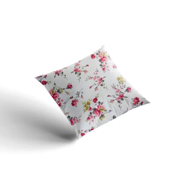 Brotex Krepový povlak na polštář Rosario red 40 x 40 Zipový uzávěr