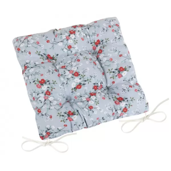 Brotex Sedák prošívaný kvítí na šedé Šedá