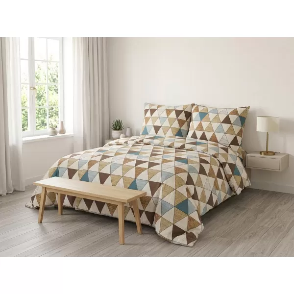 Brotex Povlečení francouzské krep Virginia 200 x 200 Zipový uzávěr