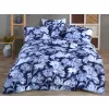 Brotex Prodloužené povlečení Satén Marsily modrá 140 x 220 Zipový uzávěr