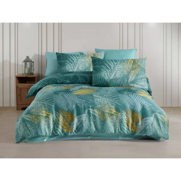 Brotex Povlečení Satén Paloma green 140 x 200 Zipový uzávěr