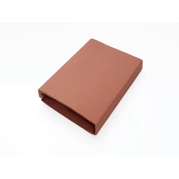 Brotex Jersey prostěradlo EXCLUSIVE kávové 100 x 200 Kávová