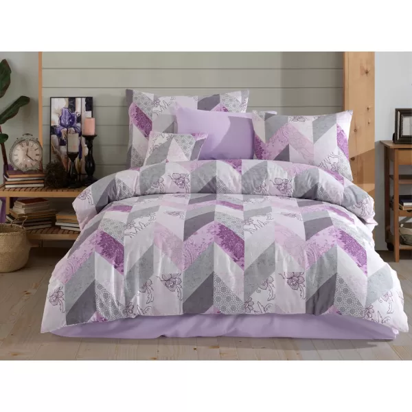 Brotex Povlečení francouzské bavlna Eldora 200 x 200 Zipový uzávěr