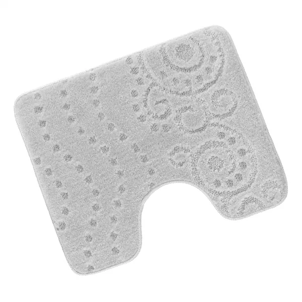 Brotex Předložka před WC Ornament šedý Šedá