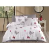 Brotex Vánoční povlečení francouzské bavlna Klaudie 240 x 200 Zipový uzávěr