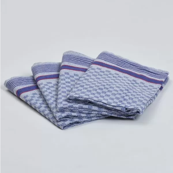 Brotex Pracovní ručník modrá kostka 50 x 100