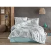 Brotex Povlečení Satén Rosalina mint 140 x 200 Zipový uzávěr