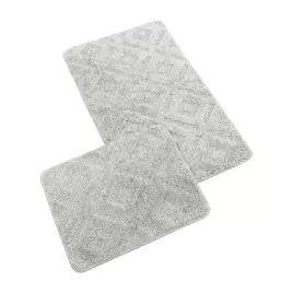 Brotex Koupelnová sada předložek SILVER+60x50cm šedá Šedá