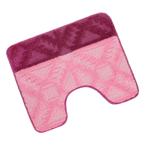 Brotex Předložka před WC Geometrie růžová Růžová