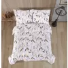 Brotex Prodloužené povlečení krep Charlotte 140 x 220 Zipový uzávěr