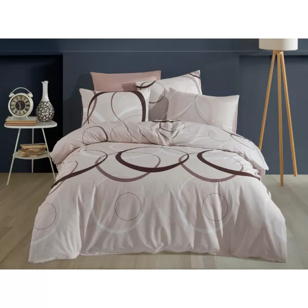 Brotex Povlečení francouzské bavlna Toronto beige 200 x 200 Zipový uzávěr