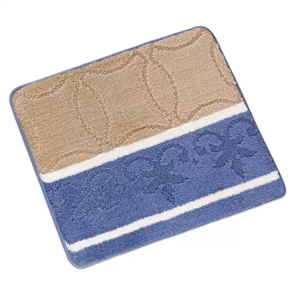 Brotex Předložka před WC Ornament modrobéžový