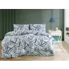 Brotex Flanelové francouzské povlečení Orlex blue 200 x 200 Zipový uzávěr