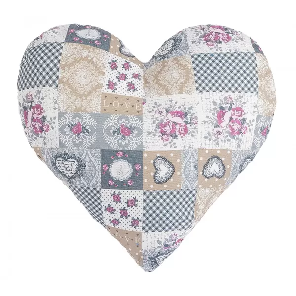 Brotex Polštářek srdíčko patchwork love