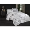 Brotex Prodloužené povlečení bavlna Aneta white 140 x 220 Zipový uzávěr