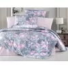 Brotex Prodloužené povlečení bavlna Sarah pink 140 x 220 Zipový uzávěr