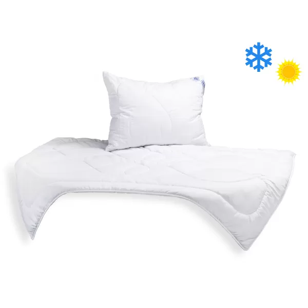 Brotex Celoroční SET prodloužená přikrývka 1100g + polštář 900g UNICO® zip