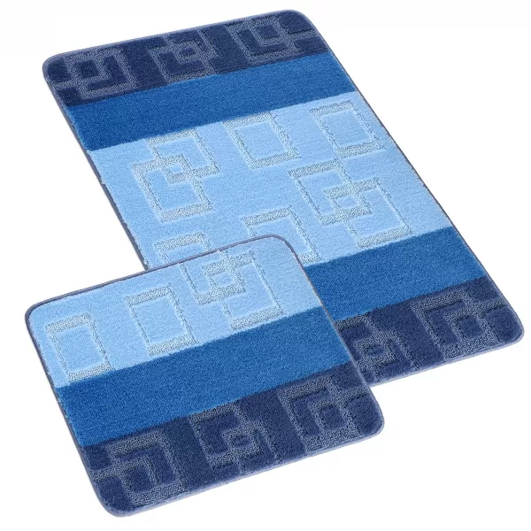 Brotex Koupelnová předložka Kostky modré Modrá