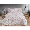 Brotex Krepový povlak na polštář Rosario red 40 x 40 Zipový uzávěr